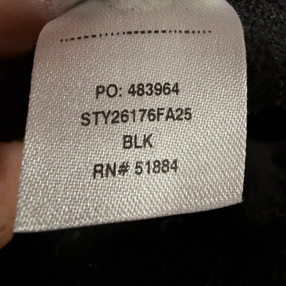 Patagonia Mens Micro D Quarter-Zip Fleece Pullover Black 26176 Size Large - Picture 6 of 8